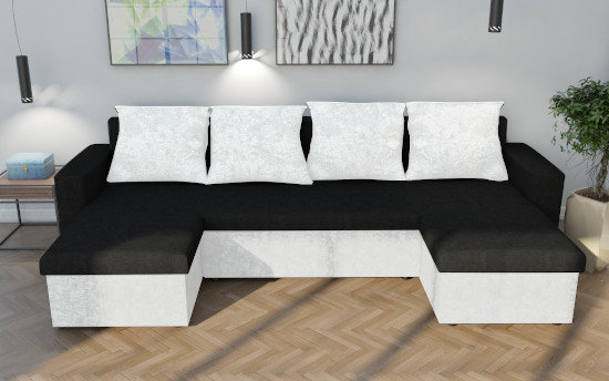 Černobílá sedačka