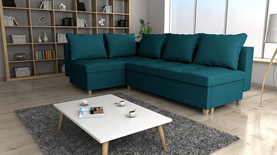 Malá rohová sedačka