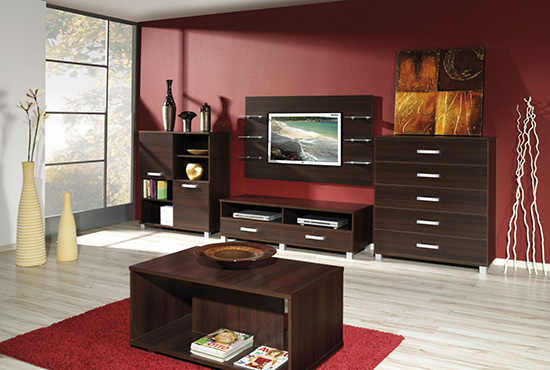 Obývací stěna wenge