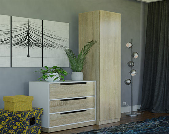 Předsíňová skříň dub sonoma