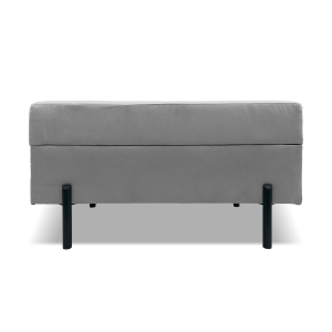 Taburet ALEN s úložným prostorem - šedý - ITAKA 51