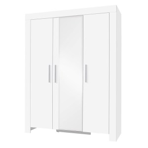 Šatní skříň CEZAR 01 - Bílá