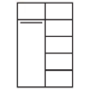 Šatní skříň MARGARET 90x200 - Ilustrační foto (2/2)