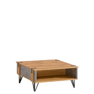 Konferenční stolek LOFTER 12 beton millenium + dub wotan