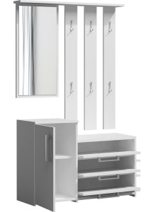 Ilustrační foto - Předsíň PARIS Bílá - Pohled dovnitř (2/3)