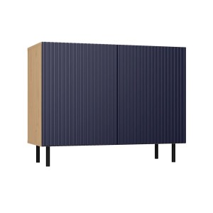 Komoda KAMA 2D SLIM Dub artisan + modrá