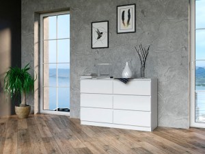 Komoda MALWA M6 120 400 Bílá (8/10)