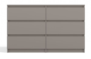 Komoda MALWA M6 120 hnědošedá (2/4)
