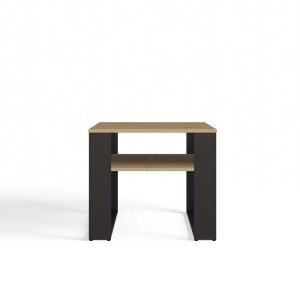 Konferenční stolek MODERN 2P MINI SLIM dub artisan + černý (3/4)