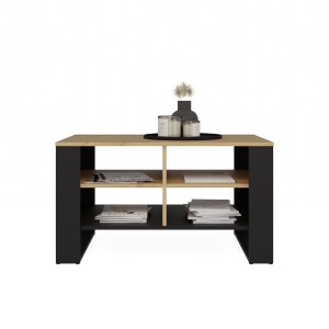 Konferenční stolek MODERN 4P SLIM dub artisan + černá (2/4)