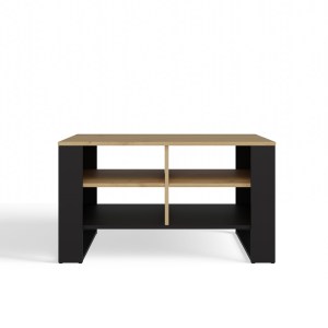 Konferenční stolek MODERN 4P SLIM dub artisan + černá (3/4)