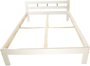 Postel SARA 140x200 bílá + rošt + matrace (9/11)