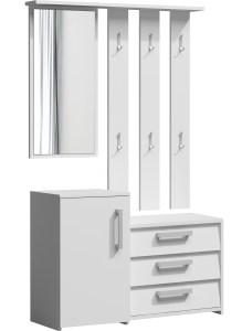 Předsíň PARIS Bílá (1/3)