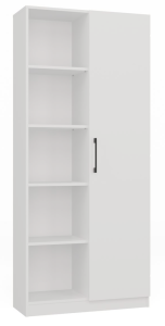 REGAŁ 80CM DRZWI BIEL KOMPLET