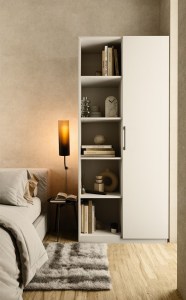 REGAŁ 80CM DRZWI BIEL KOMPLET (4/6)