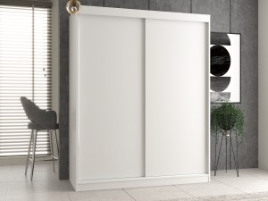 Ilustrační foto - Šatní skříň IGA 160 bílá (5/5)