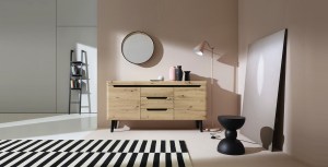 Ilustrační foto -Vitrína NORDI NWT53 dub artisan (2/4)
