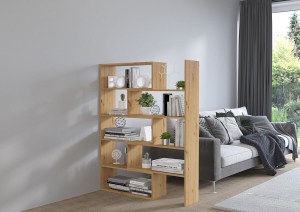 Ilustrační foto - Regál KAROL 01 dub artisan (3/3)