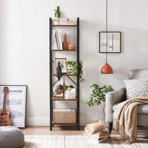 Bücherregal mit 5 Regalebenen (2/7)