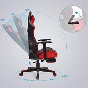 Gaming Stuhl schwarz-rot (3/8)