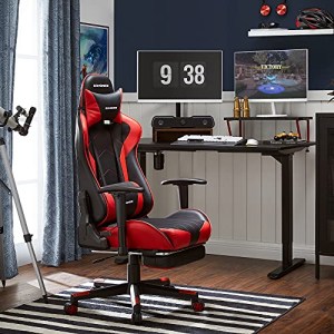 Gaming Stuhl schwarz-rot (4/8)