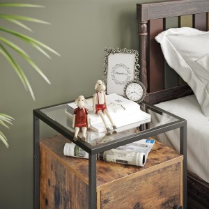 Glastisch mit Schrank (5/6)