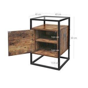 Glastisch mit Schrank (6/6)
