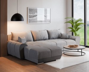 Ilustrační foto - Rohová rozkládací sedačka EDGAR (4/9)