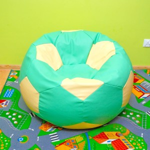 Dětský taburet MÍČ - mentolová + béžová