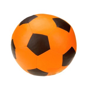 Dětský taburet MÍČ - oranžová + čokoláda