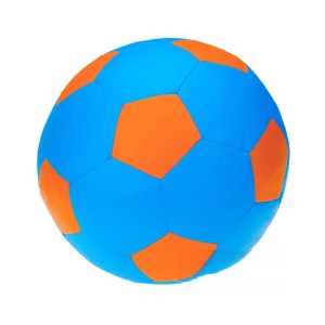Dětský taburet MÍČ - světlemodrá + oranžová