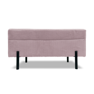 Taburet LANA s úložným prostorem - růžový - manšestr - LINCOLN 61