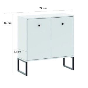Komoda LINEA 2D - rozměry (2/2)
