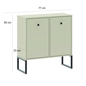 Komoda LINEA 2D - rozměry (2/3)