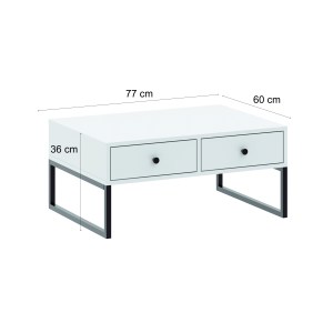 Konferenční stolek LINEA 2S - rozměry (2/2)