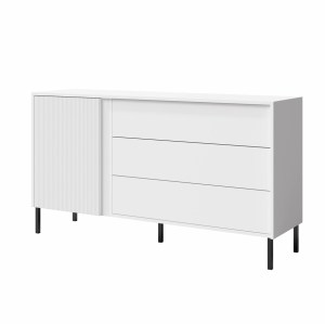 Komoda MIA 1D3S 145 - bílá