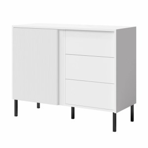 Komoda MIA 1D3S 100 - bílá