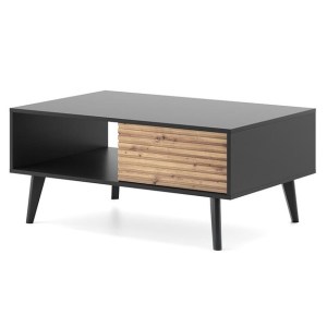 Konferenční stolek WILLOW L104 - dub artisan + černá
