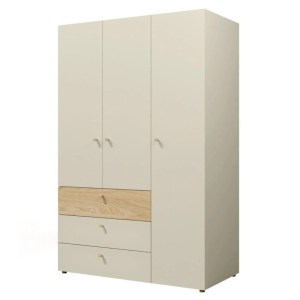 Šatní skříň YUKI 120 - béžová (3/6)