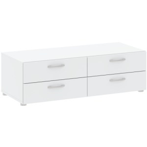 Komoda BASIC 4S - bílá