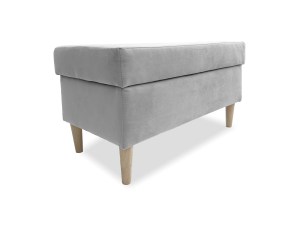 Taburet FINN s úložným prostorem - šedý - ITAKA 51