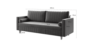 Pohovka OLIWIA - Rozměry (2/6)