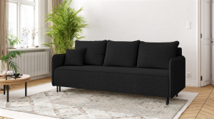 Rozkládací pohovka LAMBI - černá