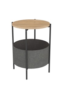 Konferenční stolek RINA s úložným prostorem - dub safír (5/6)