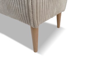 Ilustrační foto - Taburet TESS s úložným prostorem - manšestr - detail (7/10)